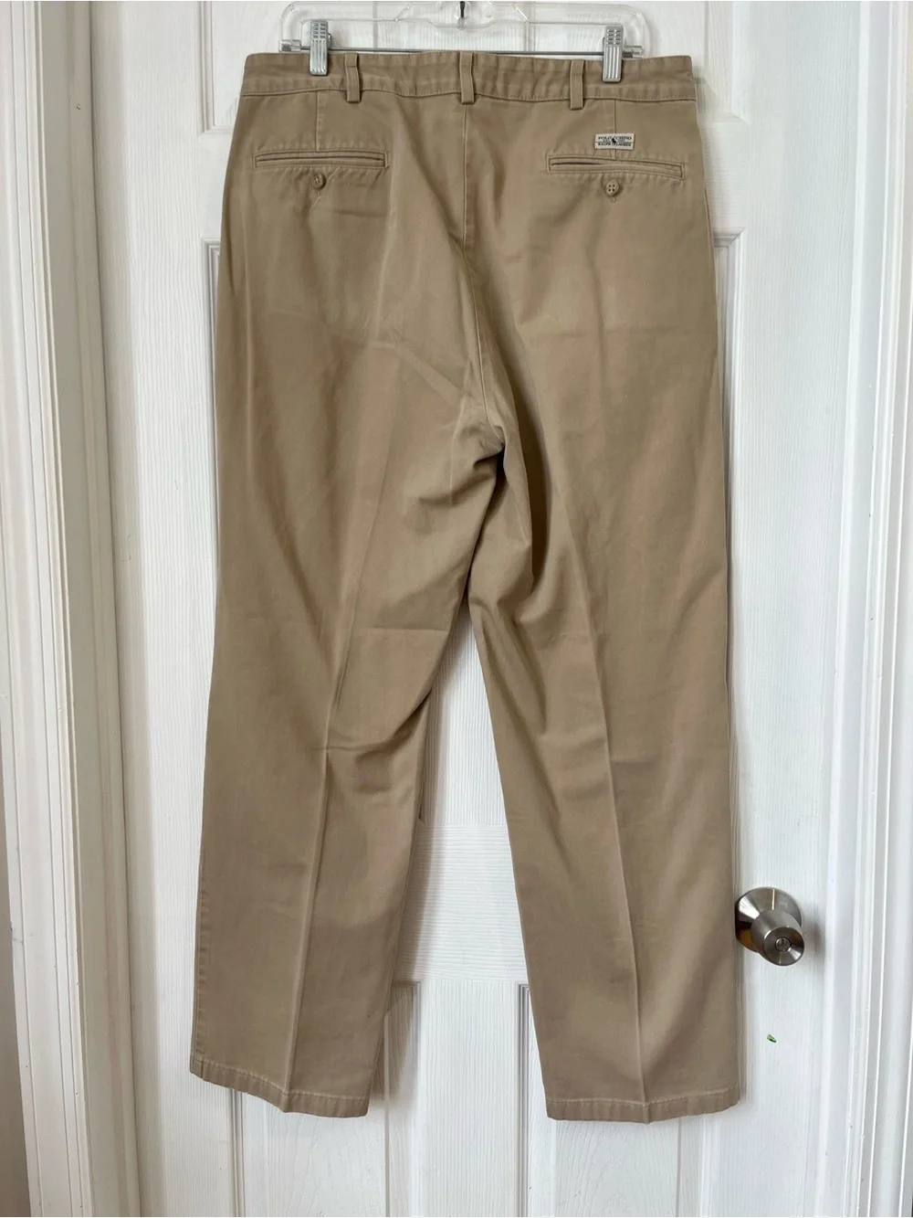 Polo Ralph Lauren Men’s Pleated Khaki tan Chinos pants size 35x30